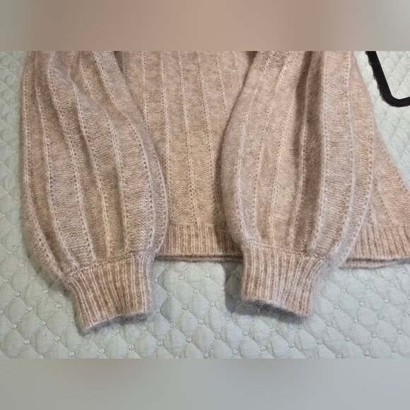 La MAILLE Sesane Aretha Jumper Mottled Beige Small - Picture 7 of 8